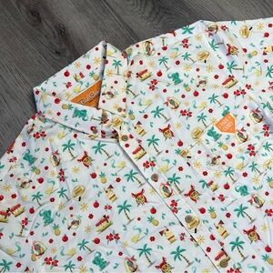 Men's XL Park Candy Floss Adventure Disney World Jungle Cruise Hawaiian Shirt